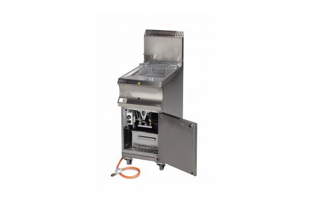 Friteuse GAS MBM 1 kuip 1 mand 18L (ENKEL PROPAAN)