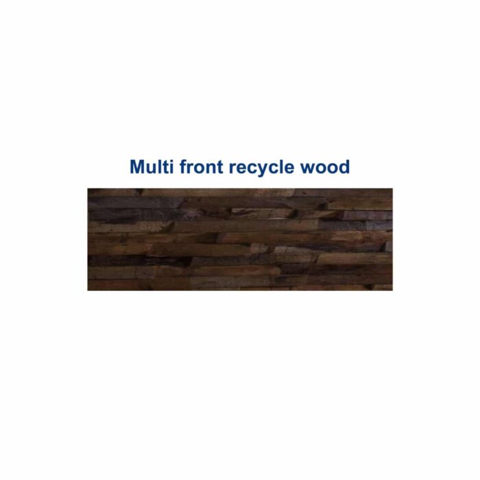 Multi bar WHITE – RECYCLED WOOD // 8m