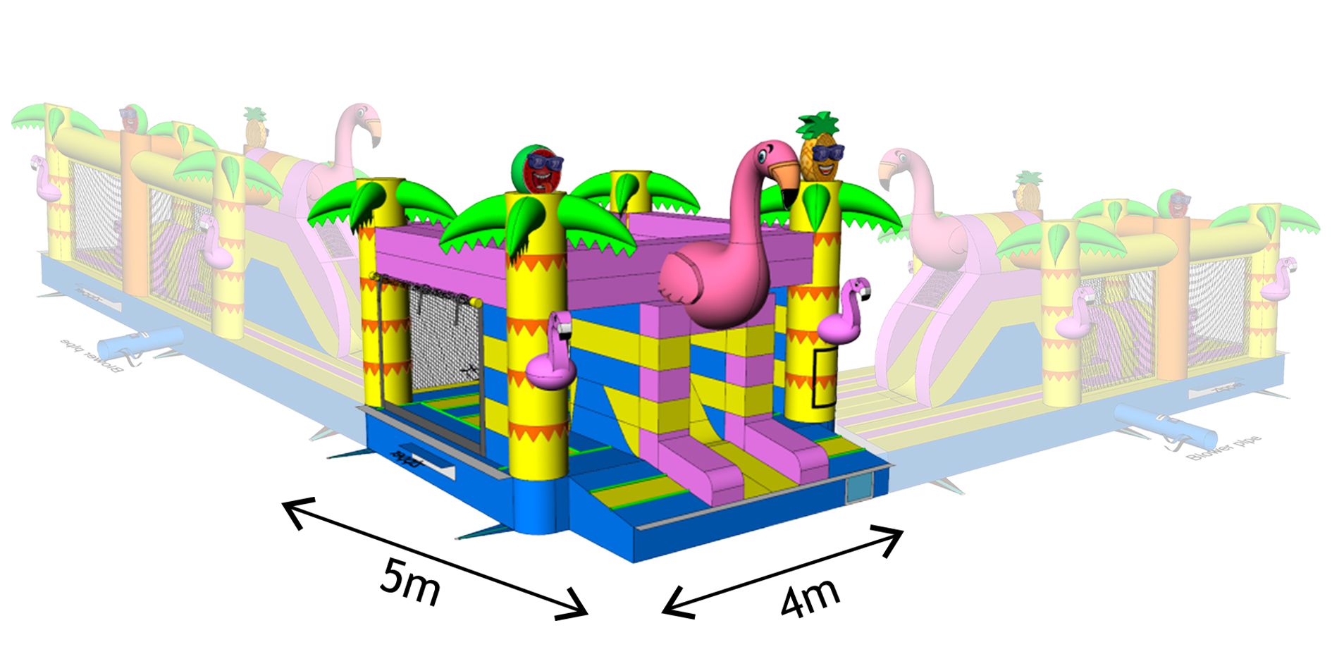 Flamingo 5x4m Hoek