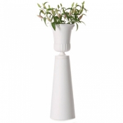 Container Vase White