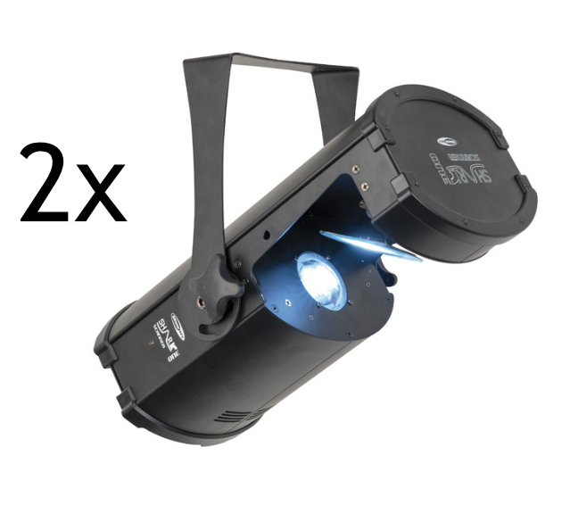 2 x lichteffect Scanner led 100 w dmx