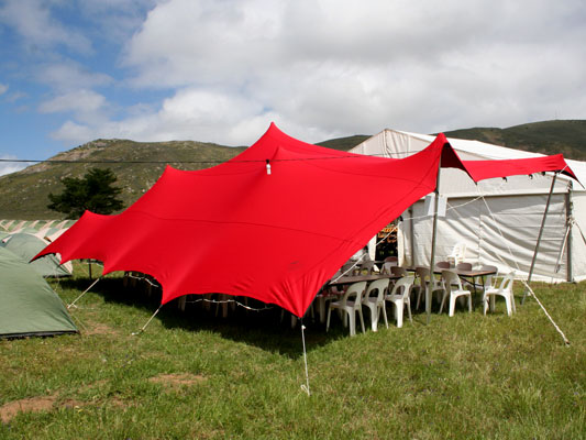 Stretchtent 7.5 x 10 m